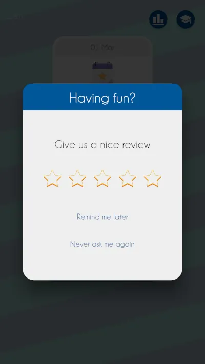 Old rating popup